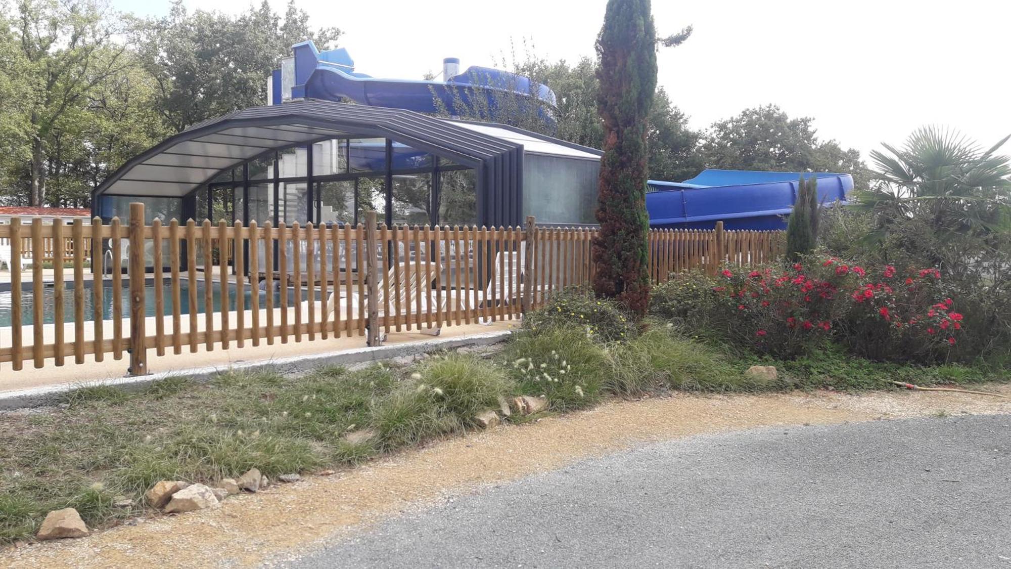 Mobil Home Camping 3*** Piscine Chauffee La Boissiere-de-Montaigu Exterior foto